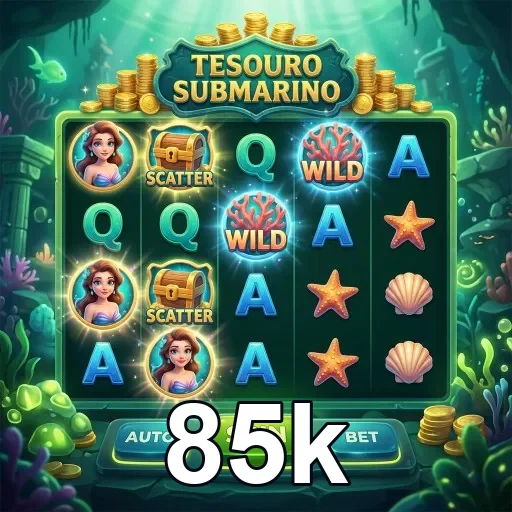 Tela do app 85k com navegação leve em movimento