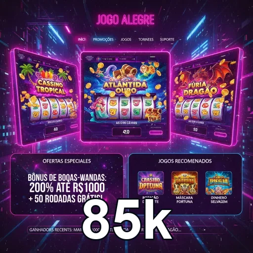 Tela mobile 85k com promoções e regras